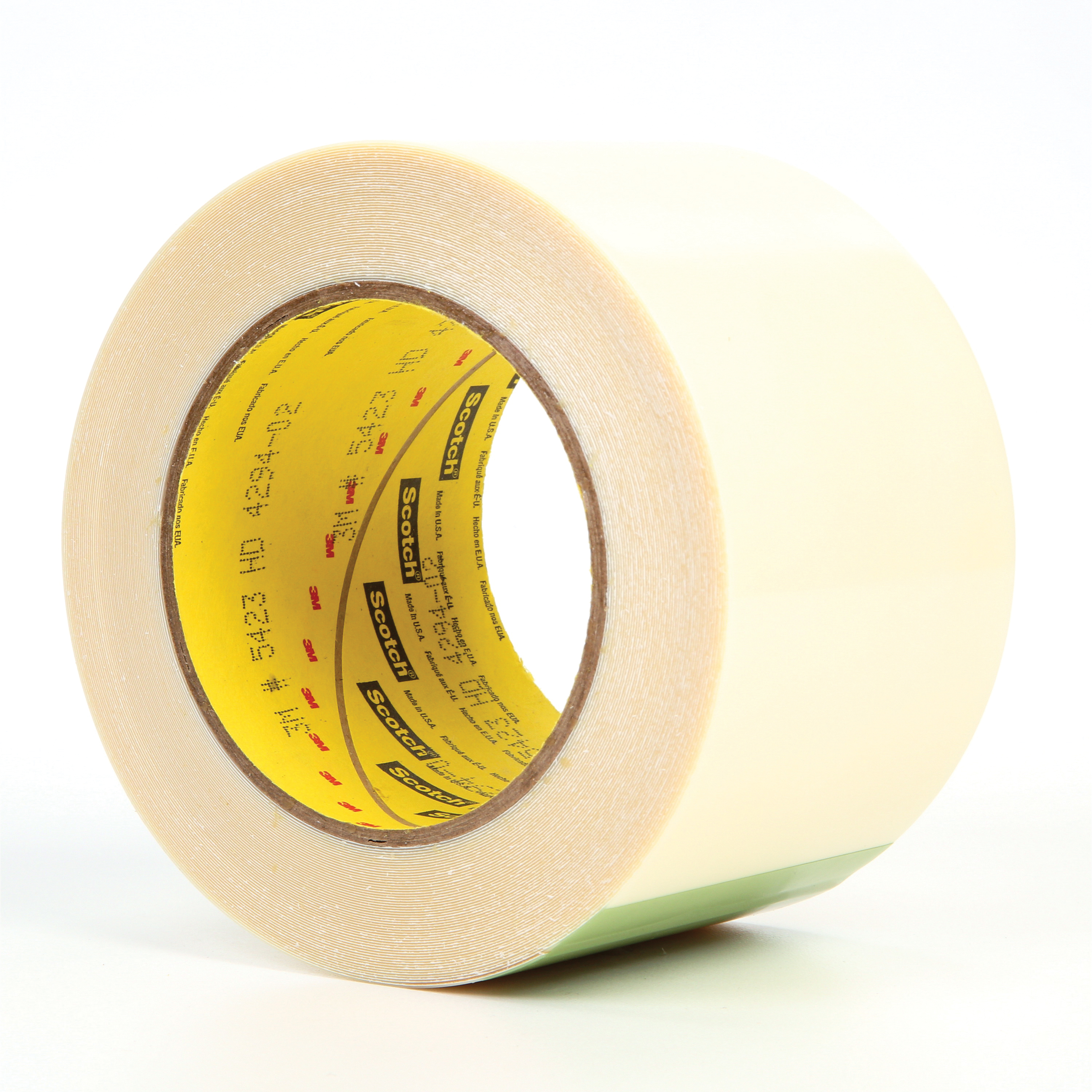 3M 7000050078 Transparent Film Tape, 18 yd L x 3 in W, 11.7 mil THK, Rubber Adhesive, UHMWP Backing, Transparent - Film Tapes