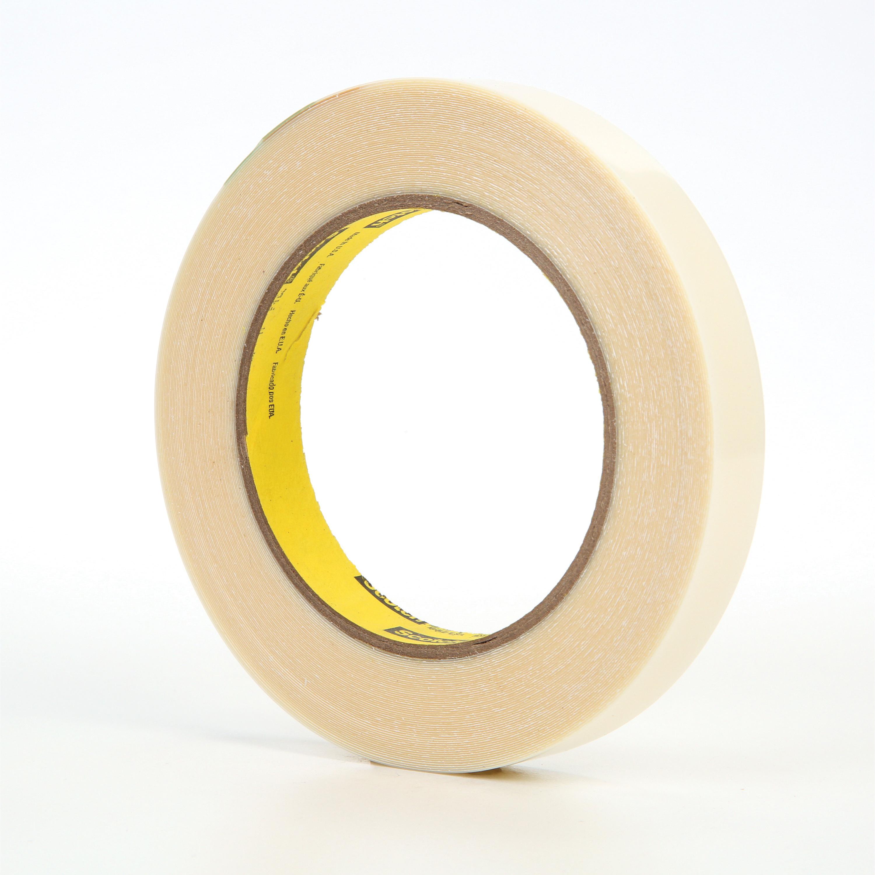 3M 7000050079 Transparent Film Tape, 18 yd L x 5/8 in W, 11.7 mil THK, Rubber Adhesive, UHMWP Backing, Transparent - Film Tapes