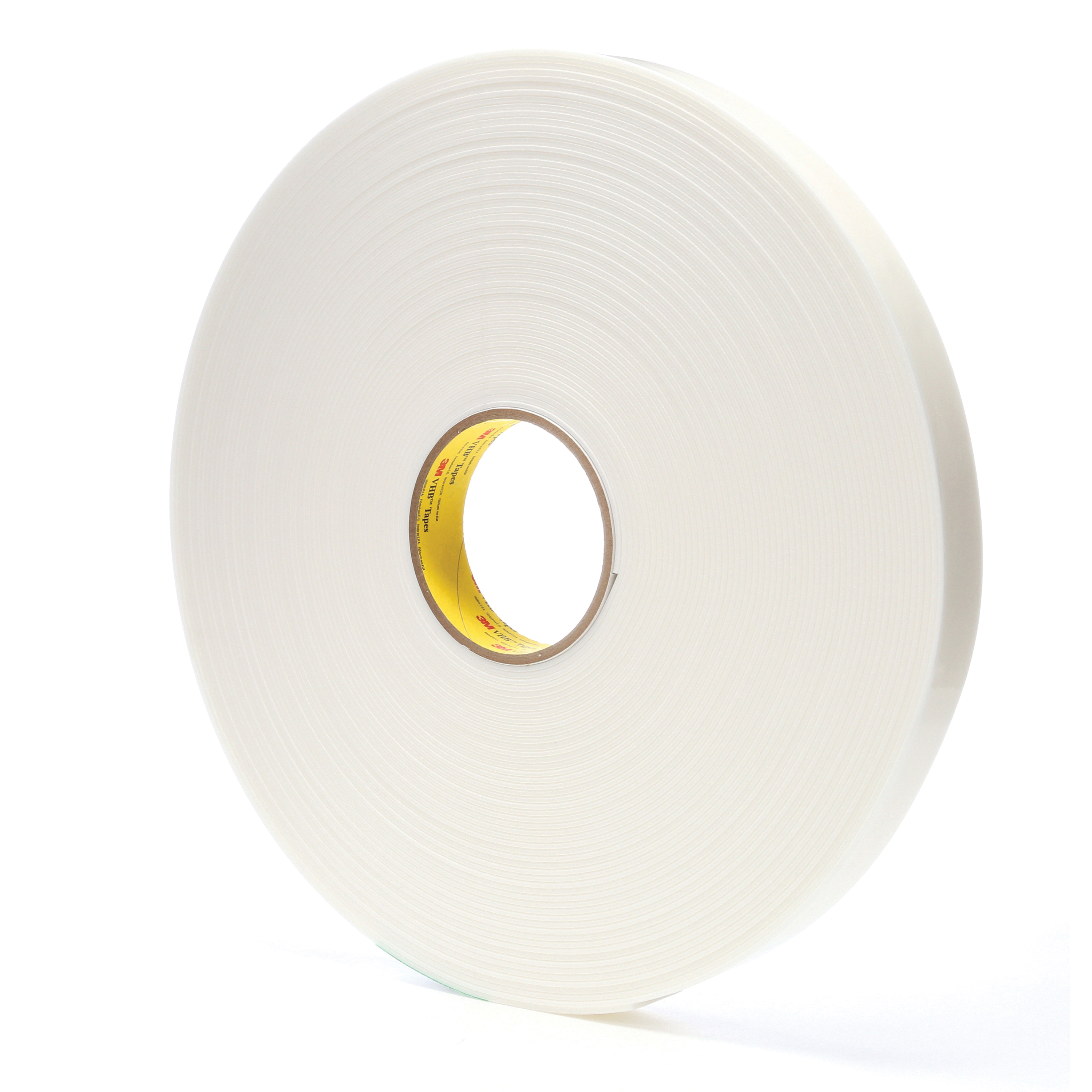 3M 7000123402 Pressure Sensitive Tape, 36 yd L x 1 in W, 0.08 in THK, General Purpose Acrylic Adhesive, White - Double-Sided Tapes