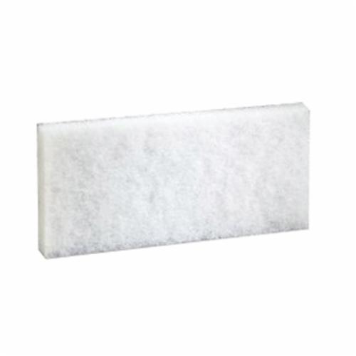 Doodlebug 4801108003 Cleaning Pad, 10 in L x 4.6 in W x 1/2 in THK, White - Baseboard Cleaning Pads & Holders