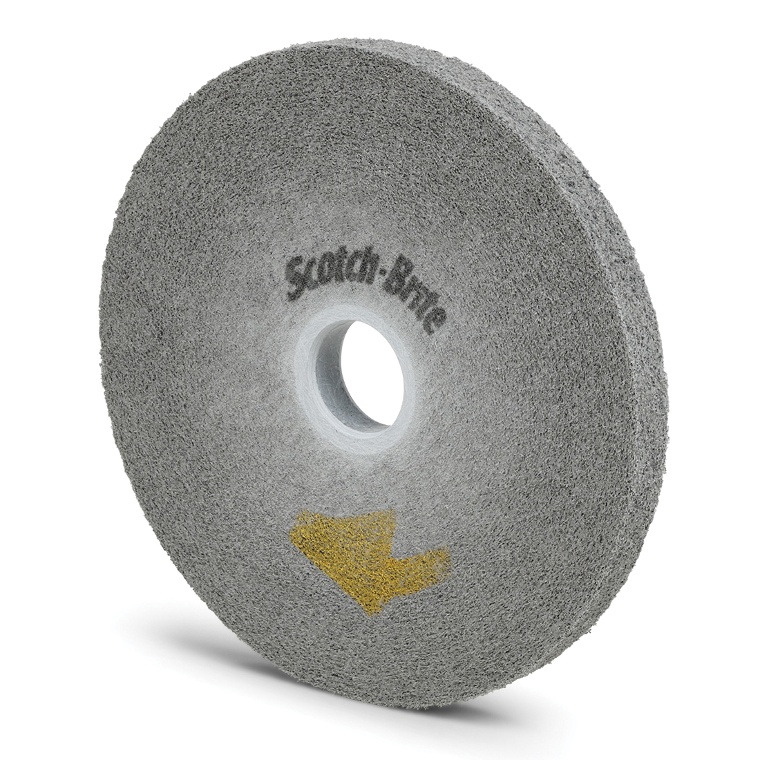 3M 7100023498 General Purpose Wheel, 6 in Dia Wheel, 1 in Center Hole, 1 in W Face, Fine Grade, Silicon Carbide Abrasive - Deburring Wheels