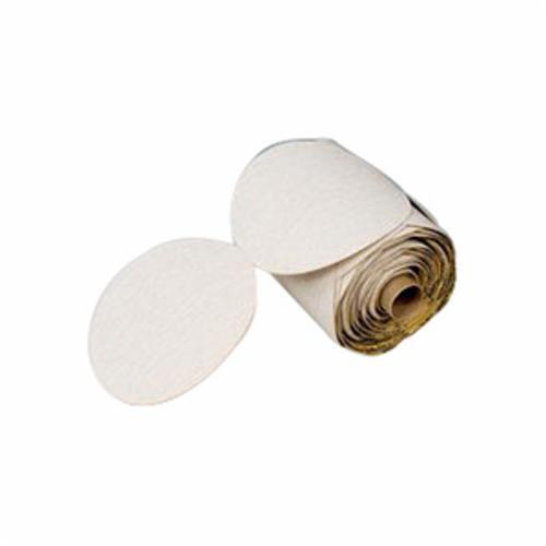 Stikit 7100106550 Roll Film Disc, 6 in Dia Disc, P320 Grit, Aluminum Oxide Abrasive, Film Backing - Coated Abrasive Adhesive-Backed/PSA Discs