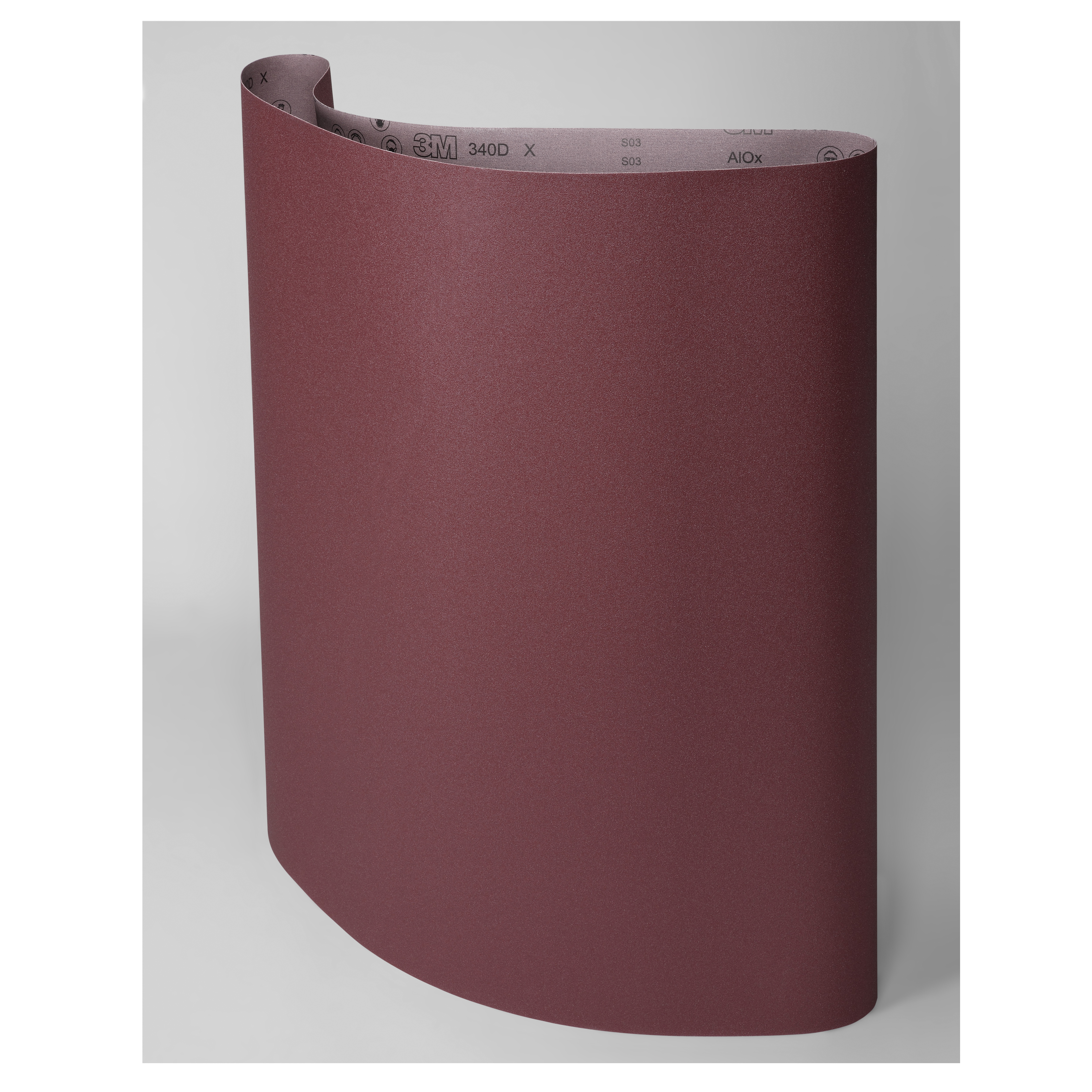 3M 7010361977 Flat Wide Cloth Belt, 37 in W Belt x 75 in L, P100 Grit, Fine Grade, Aluminum Oxide Abrasive, Cloth Backing - Coated Abrasive Belts