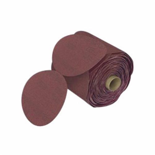 Stikit 7100106667 Roll Film Disc, 6 in Dia Disc, P180 Grit, Aluminum Oxide Abrasive, Film Backing - Coated Abrasive Adhesive-Backed/PSA Discs
