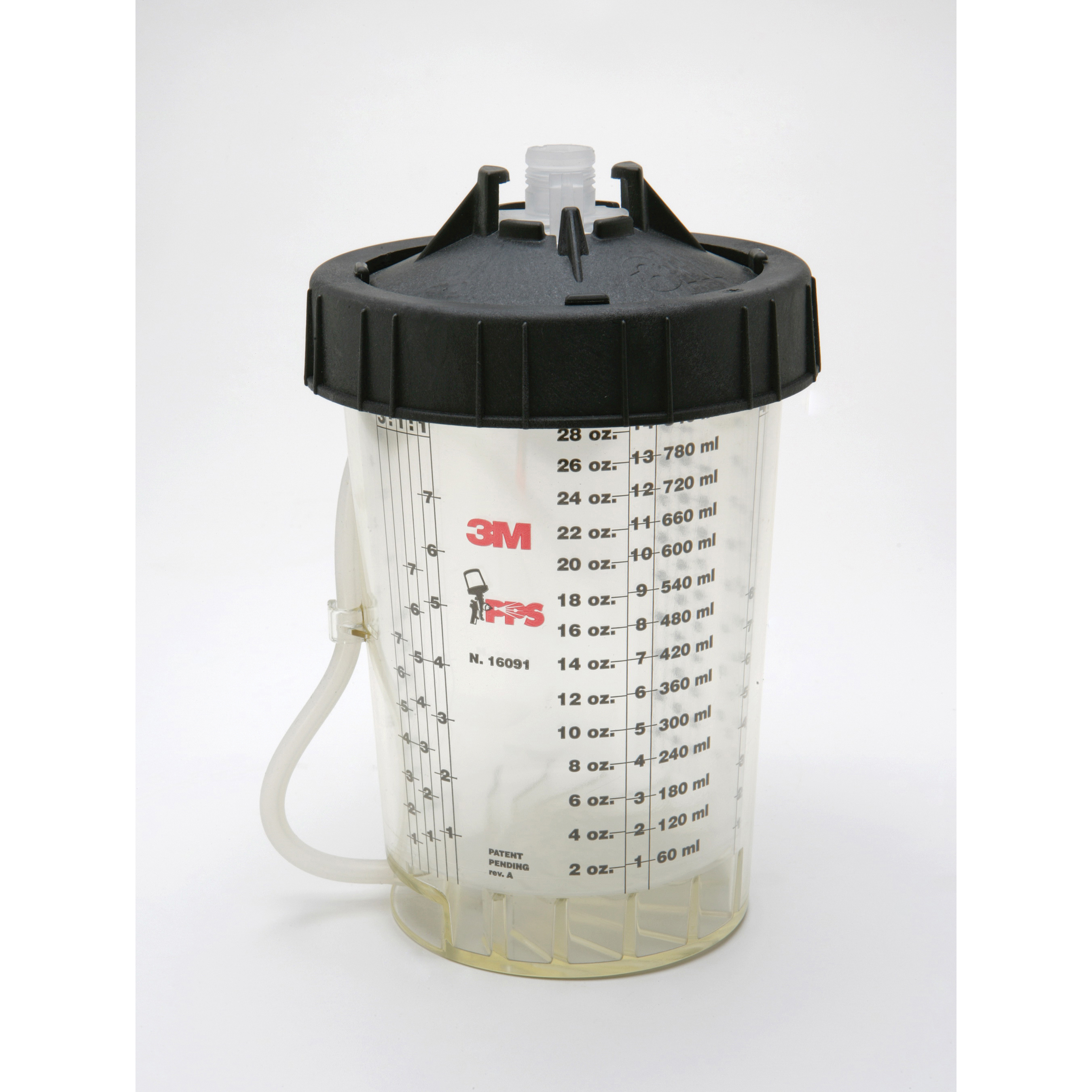 3M 7000119668 Type H/O Pressure Cup, 950 mL Container, For Use With 3M Paint Preparation System - Spray Gun Cups
