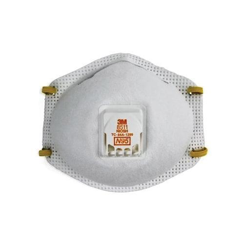 3M 7000002056 Cup Style Disposable Particulate Respirator, Standard, Resists: Airborne Biological Particles, Certain Oil, Non-Oil Based Particles, Dust and other Particles - Disposable Respirators & Masks