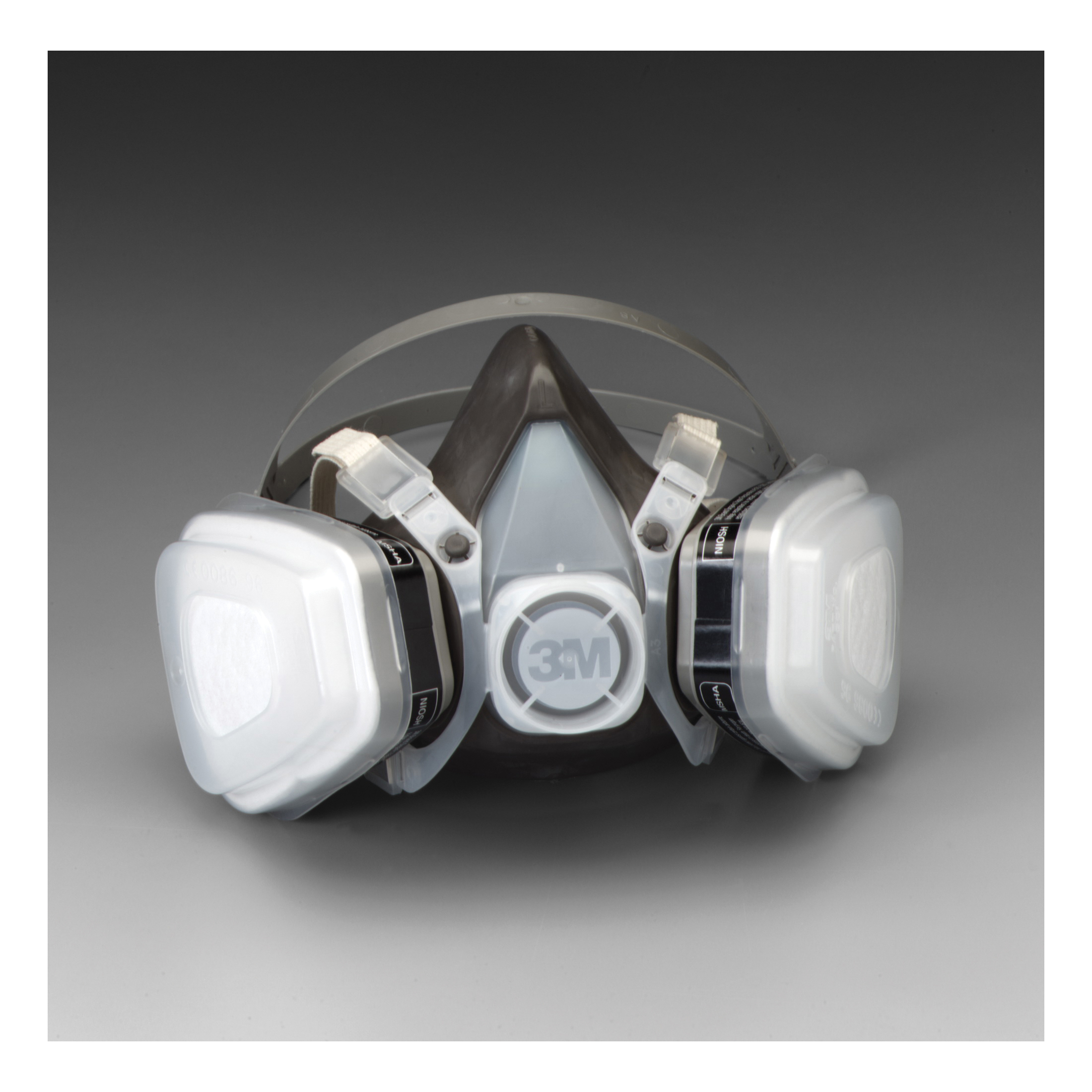 3M 7000052081 5000 Disposable Half Facepiece Respirator Assembly, L, Resists: Acid Gas, Chlorine, Hydrogen Chloride, Hydrogen Fluoride, Hydrogen Sulfide, Organic Vapors and Sulfur Dioxide - Disposable Respirators & Masks