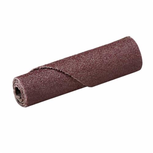 3M 7010327459 Cartridge Roll, 1/2 in Dia x 1-1/2 in OAL, 1/8 in Dia Pilot Hole, P180 Grit, Aluminum Oxide Abrasive - Cartridge Rolls