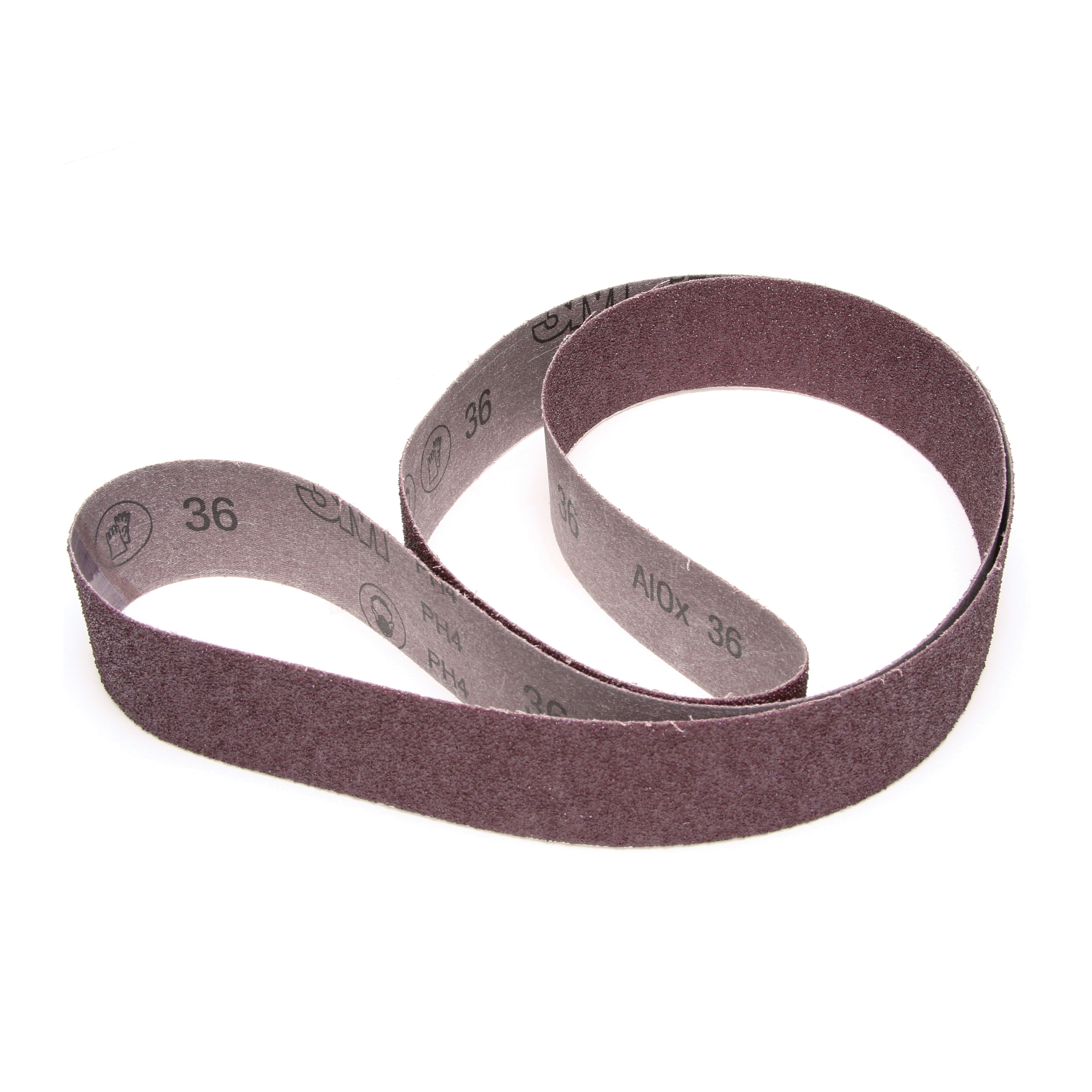 3M 7010361755 Narrow Cloth Belt, 2 in W Belt x 72 in L, 36 Grit, Very Coarse Grade, Cloth Backing - Coated Abrasive Belts