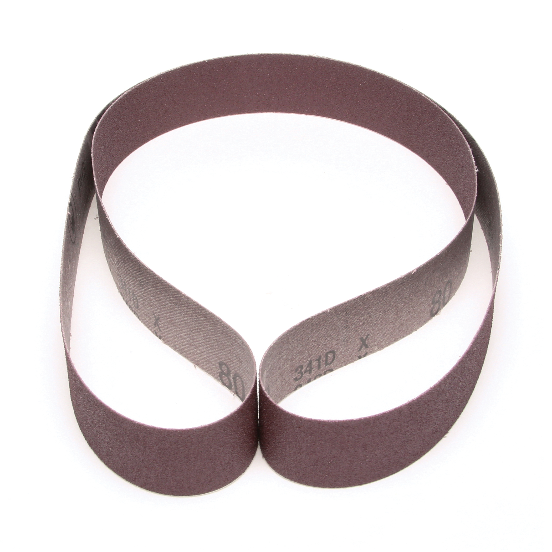 3M 7010326156 Narrow Cloth Belt, 1-1/2 in W Belt x 60 in L, 80 Grit, Medium Grade, Cloth Backing - Coated Abrasive Belts