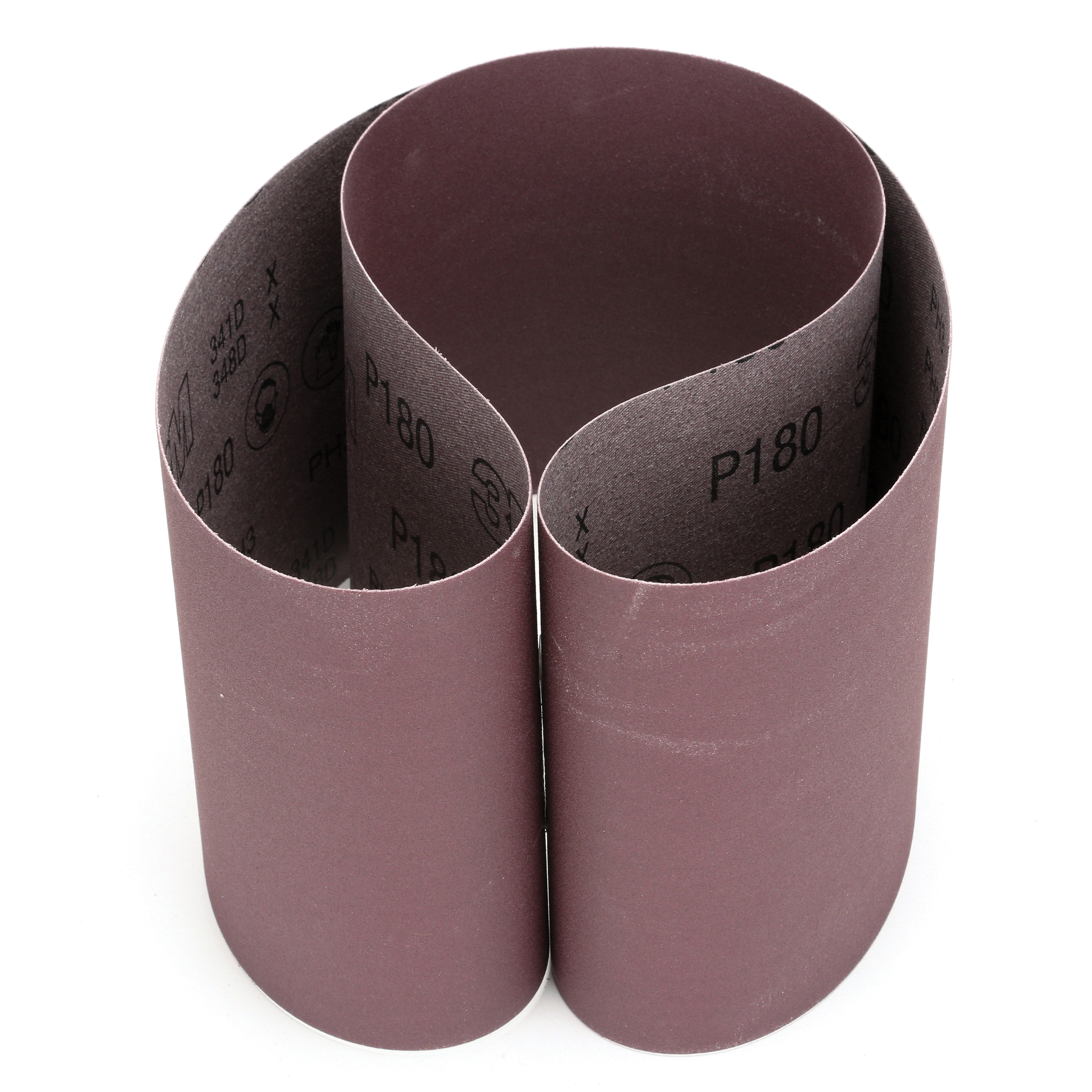 3M 7000118795 Narrow Cloth Belt, 6 in W Belt x 48 in L, P180 Grit, Very Fine Grade, Cloth Backing - Coated Abrasive Belts