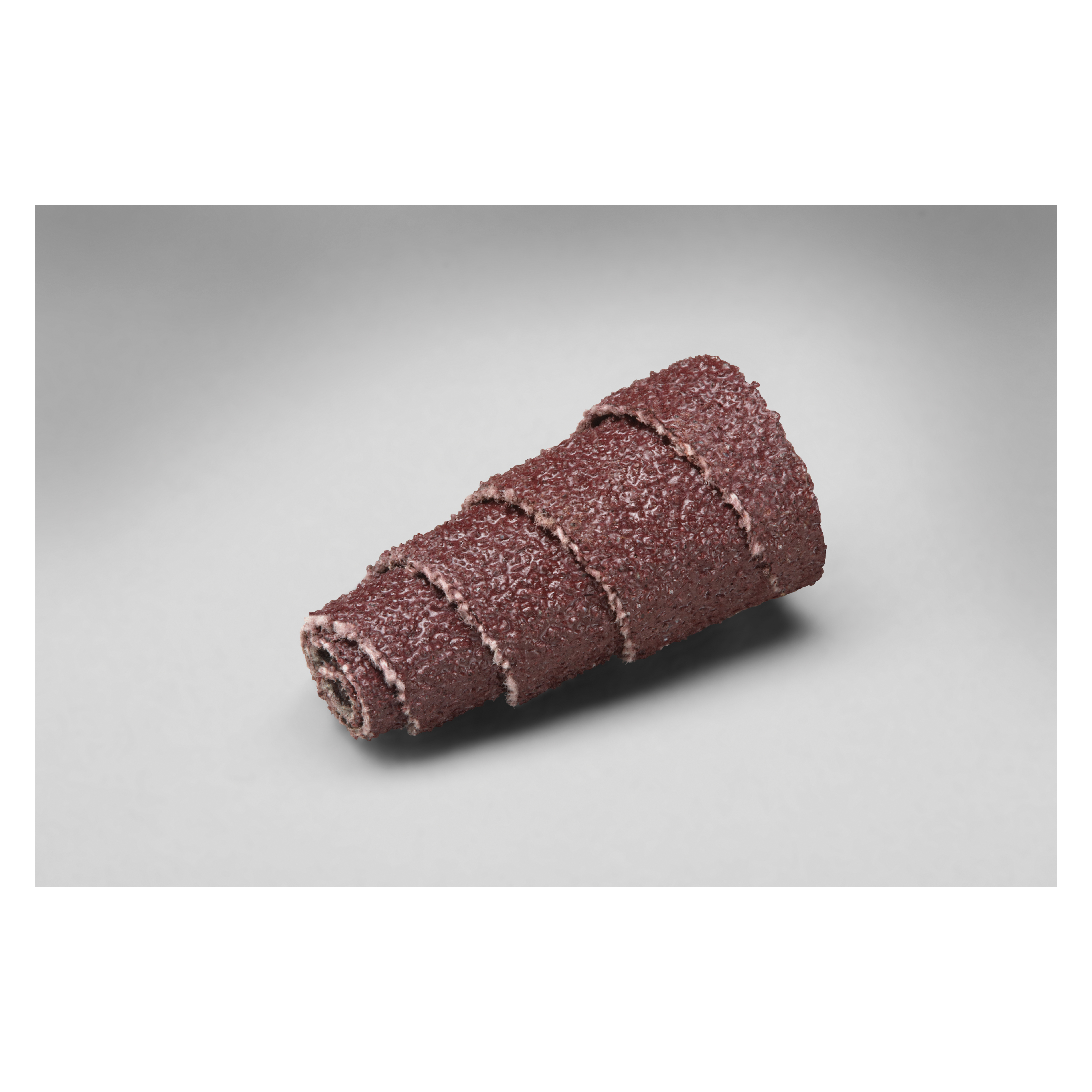 3M 7010363551 Full Tapered Cartridge Roll, 1/2 in Dia x 1 in OAL, 1/8 in Dia Pilot Hole, 60 Grit, Aluminum Oxide Abrasive - Cartridge Rolls
