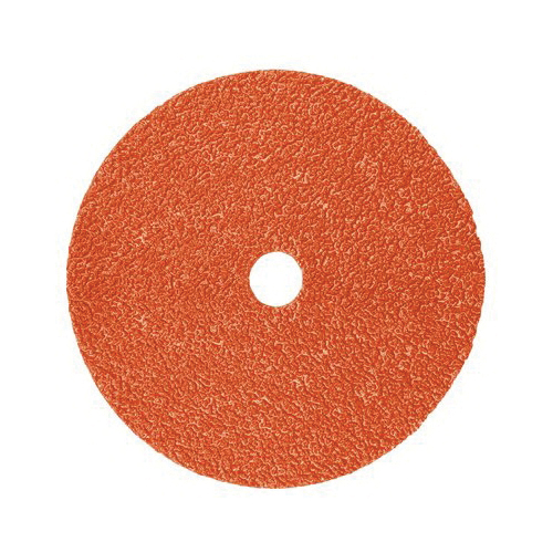3M 7100099573 Close Coated Fibre Disc, 5 in Dia Disc, 7/8 in Center Hole, 120+ Grit, Ceramic Abrasive, Arbor Attachment - Coated Abrasive Fiber Discs