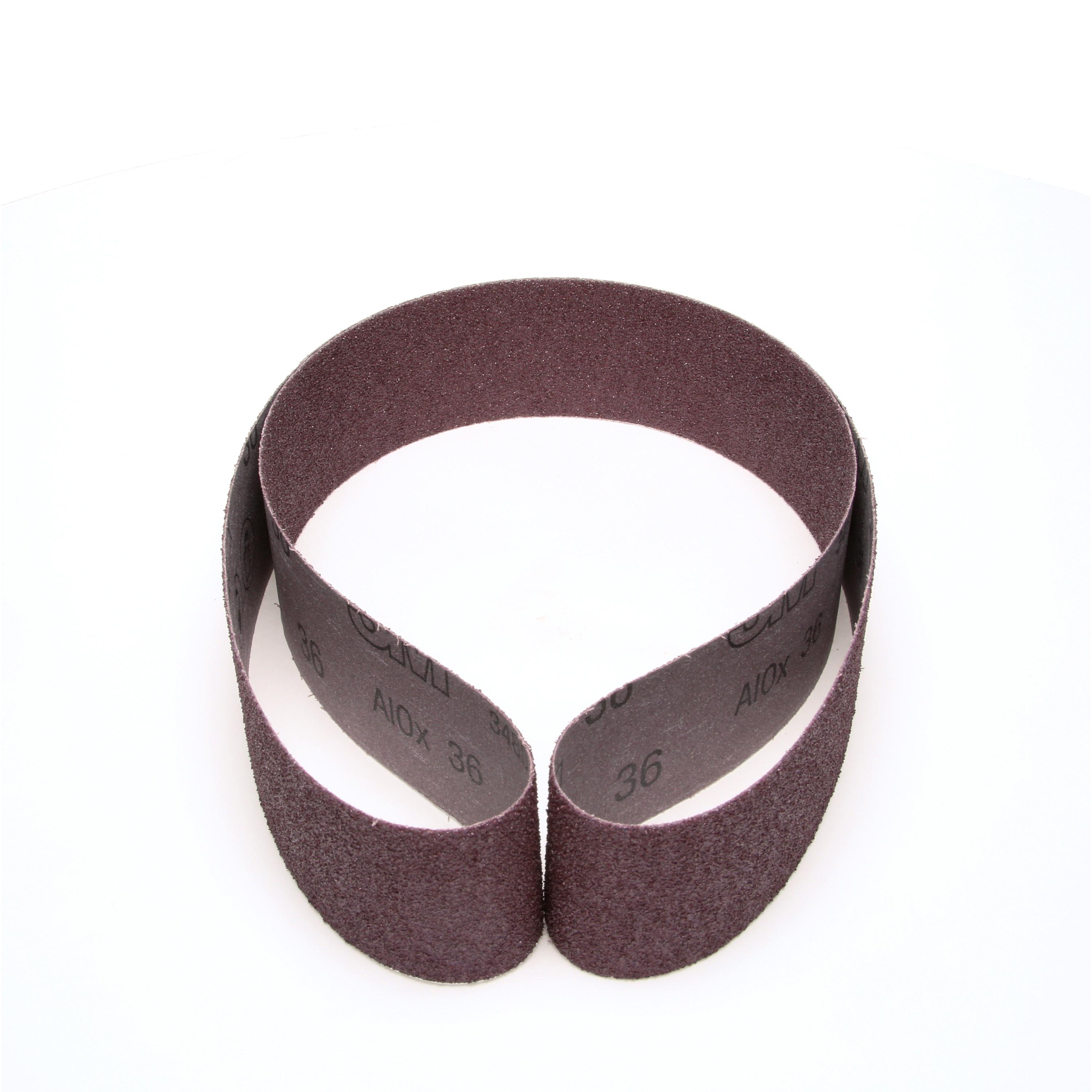 3M 7010514745 Cloth Belt, 2 in W Belt x 18-15/16 in L, P180 Grit, Aluminum Oxide Abrasive - Coated Abrasive Belts