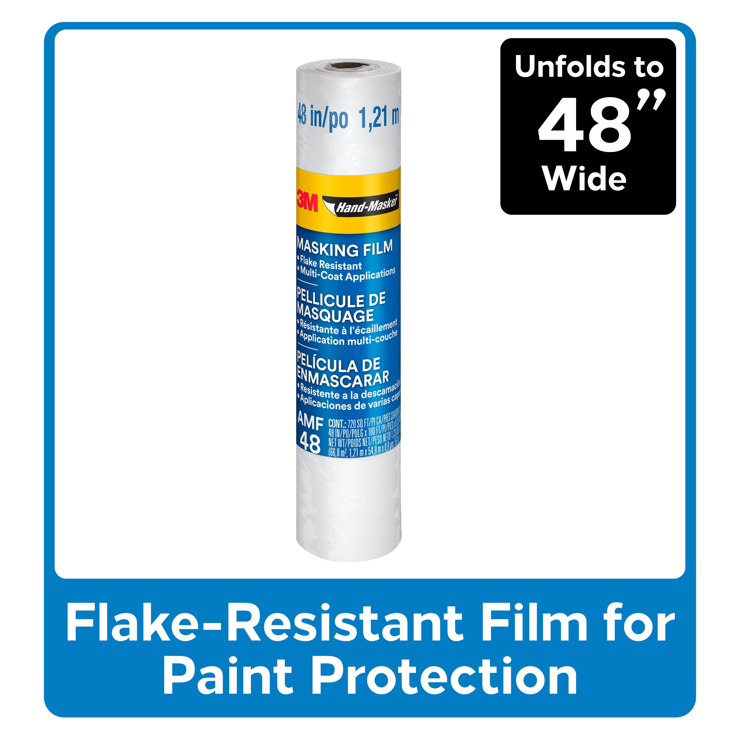3M 7100155263 Advanced Masking Film, 10.438 in L x 7.875 in W x 0.35 mil THK - Surface Protection Films