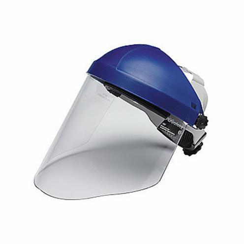 3M 078371-82701 Faceshield Visor, Clear, Polycarbonate, 9 in H x 14-1/2 in W x 0.08 in THK Visor, For Use With Headgears, ANSI Z87.1-2003 - Face Shield Replacement Visors