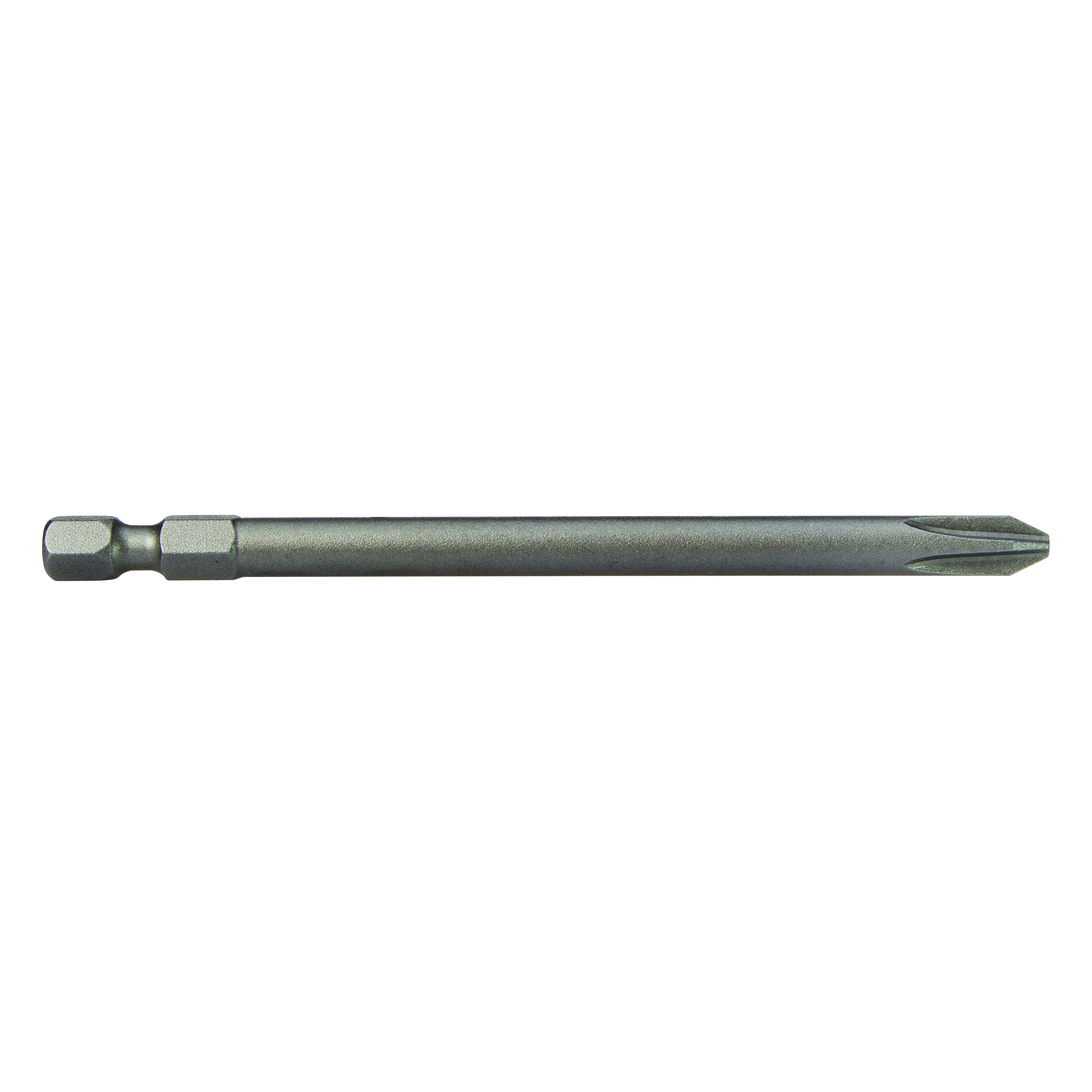 Apex 4910-CX Power Drive Bit, #0 Phillips Point, 6 in OAL, Steel - Screwdriver Bit