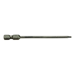 Apex 49-A-TX-08 Power Drive Bit, T8 Torx Point, 2-3/4 in OAL, Steel - Screwdriver Bit