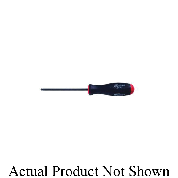 Bondhus 10670 Standard Length Screwdriver, 7 mm BallDriver Point, 268 mm OAL, Rubber Handle, ProGuard - Standard Screwdrivers