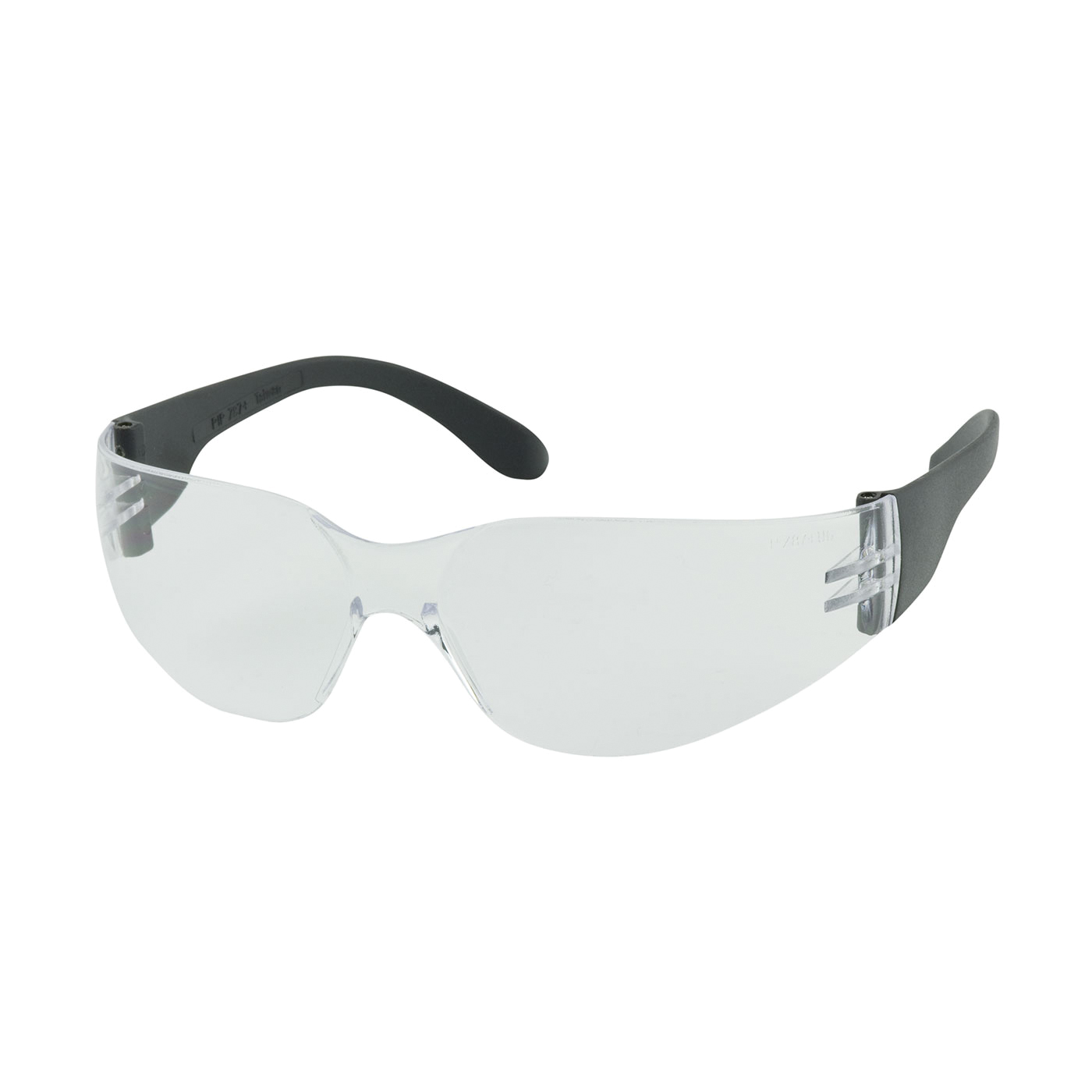 Bouton 250-01-0000 Zenon Z12 Lightweight Protective Glasses, Anti-Scratch, Clear Lens, Frameless Frame, Black, Polycarbonate Frame, ANSI Z87.1+, CSA Z94.3 - Safety Glasses