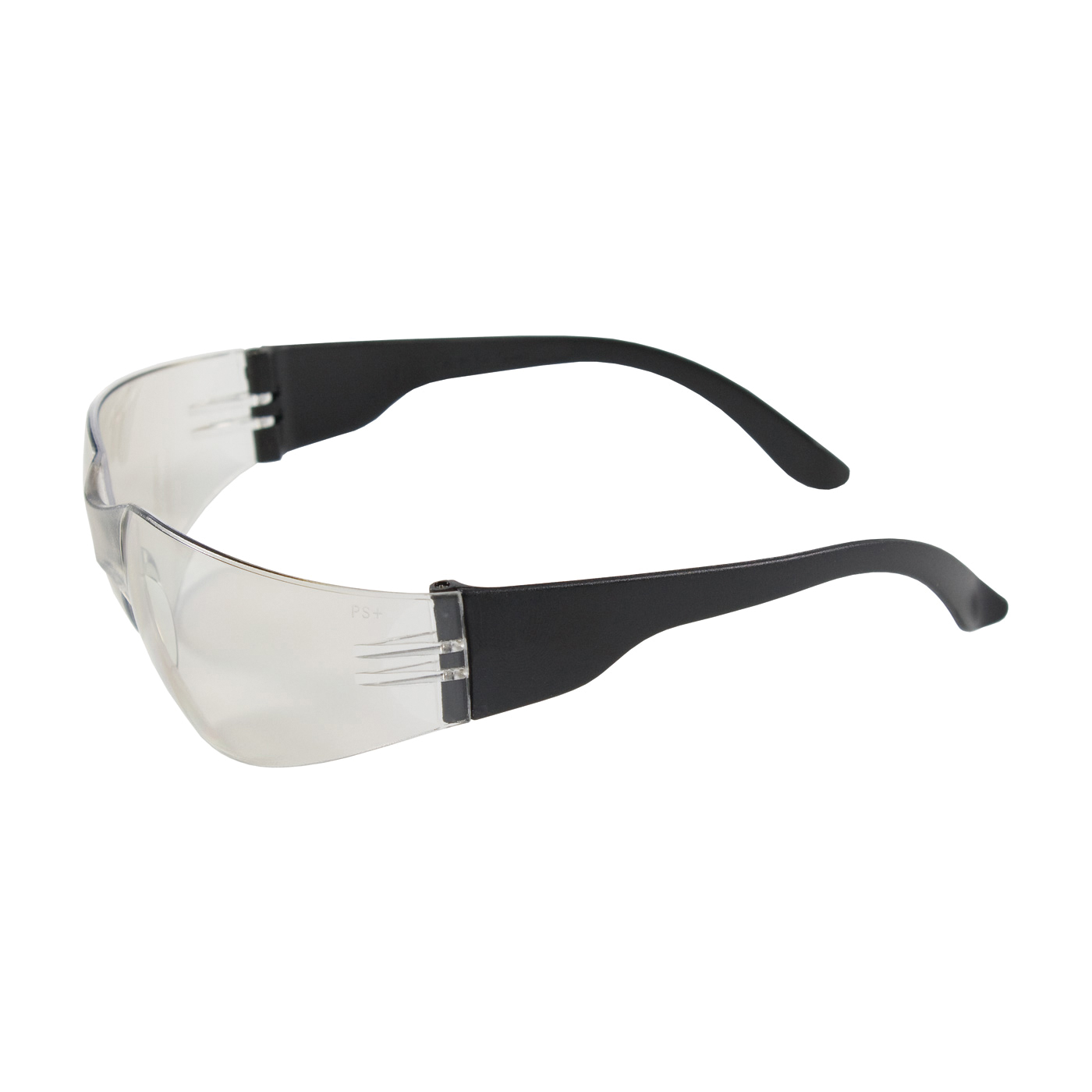 Bouton 250-01-0002 Zenon Z12 Lightweight Protective Glasses, Anti-Scratch, Indoor/Outdoor Clear Lens, Frameless Frame, Black, Polycarbonate Frame, ANSI Z87.1+, CSA Z94.3 - Safety Glasses