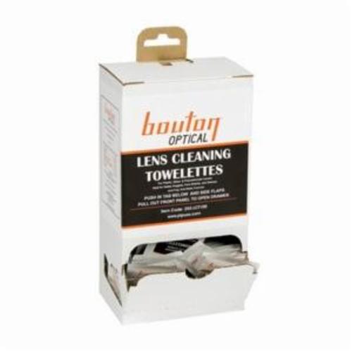 Bouton 252-LCT100 Lens Cleaning Towelette Dispenser, 100 Tissue, For Use With Eyewear Lens - Lens Cleaning Towelettes & Tissues