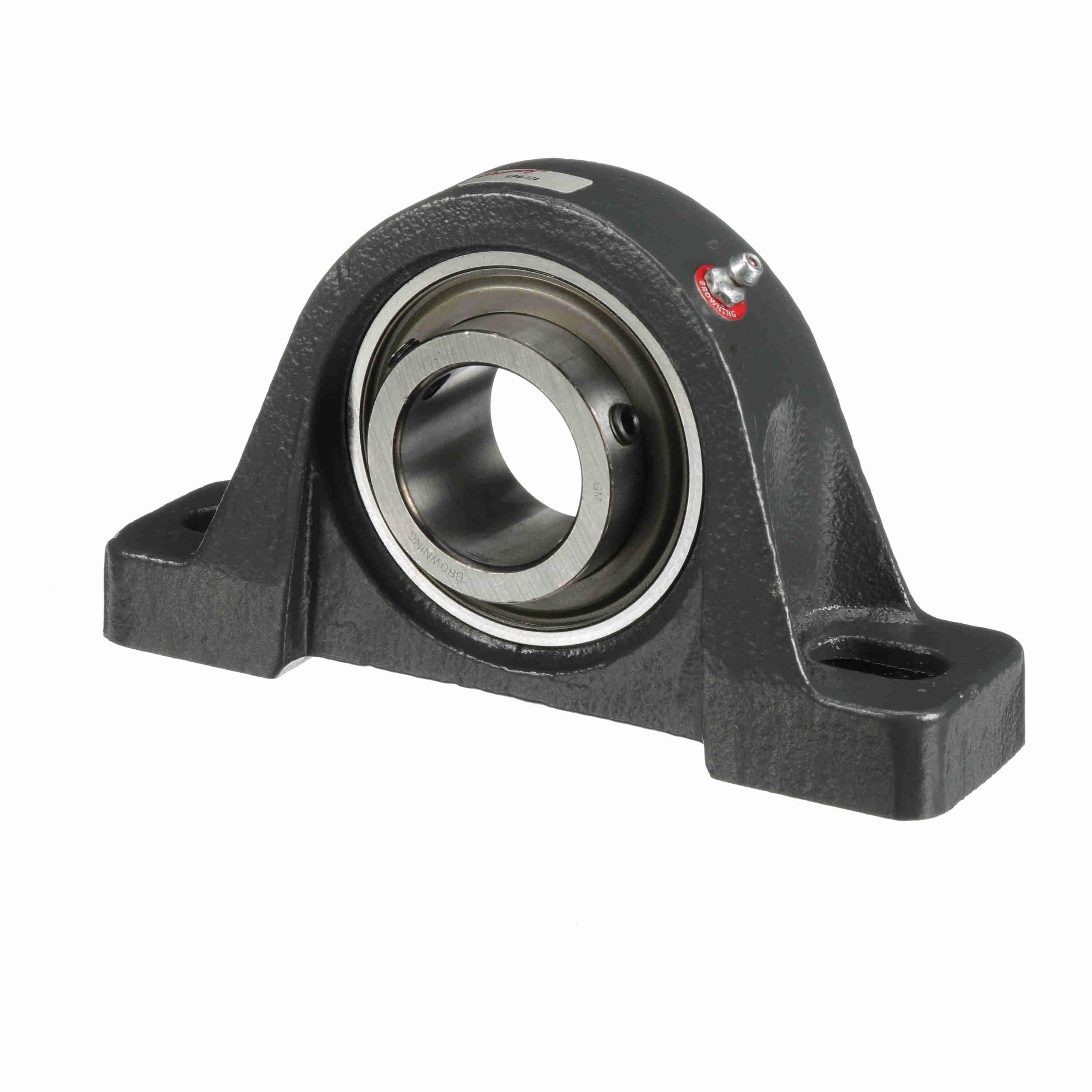 Browning 767345 VPS 100 Intermediate Duty Pillow Block Ball Bearing, 1-1/2 in Dia Bore, 4-7/8 to 5-7/8 in L Bolt Center-to-Center, 2 in Base to Bore Centerline, 7-1/8 in OAL x 4 in OAH - Pillow Block Ball Bearing Units