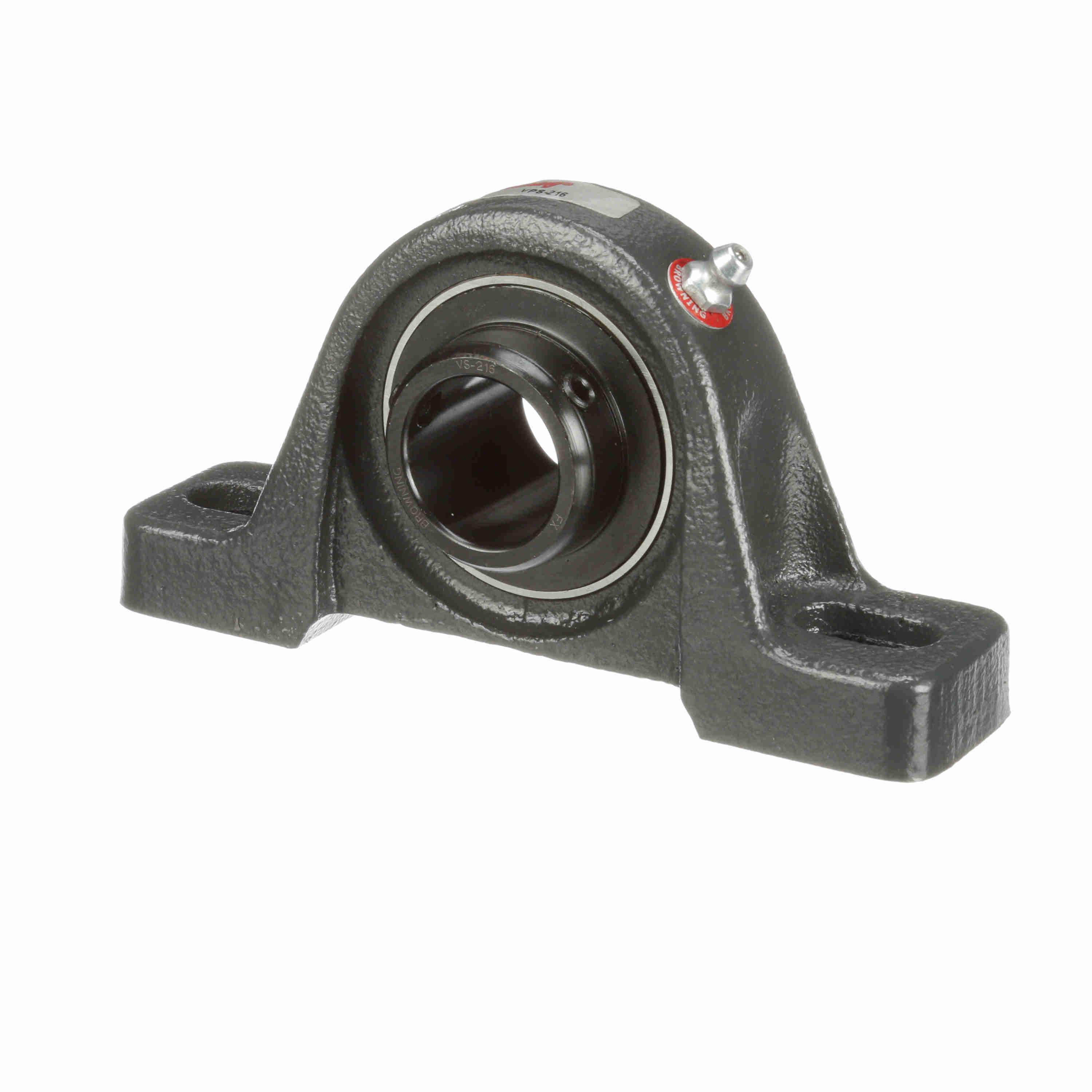Browning 767625 VPS 200 Normal Duty Pillow Block Ball Bearing, 1 in Dia Bore, 3-23/32 to 4-17/32 in L Bolt Center-to-Center, 1-7/16 in Base to Bore Centerline, 5-1/2 in OAL x 2-13/16 in OAH - Pillow Block Ball Bearing Units