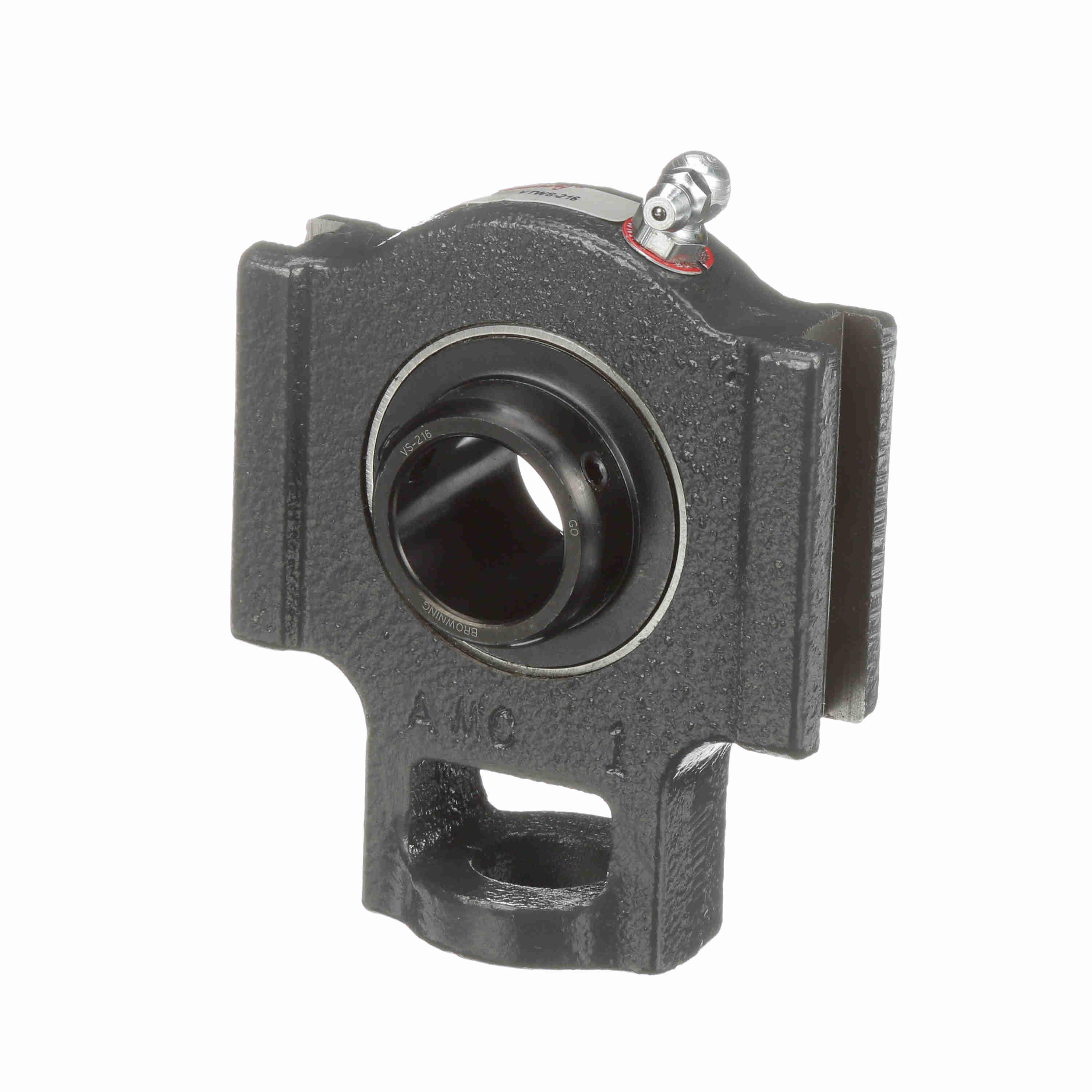 Browning 767626 VTWS 200 Non-Expansion Normal Duty Take-Up Ball Bearing Unit, 1 in Dia Bore, 4-3/32 in L x 1-1/2 in W x 3-1/2 in H, 2801 lb Dynamic/1651 lb Static Load - Center Pull/Side Mount Take-Up Bearings