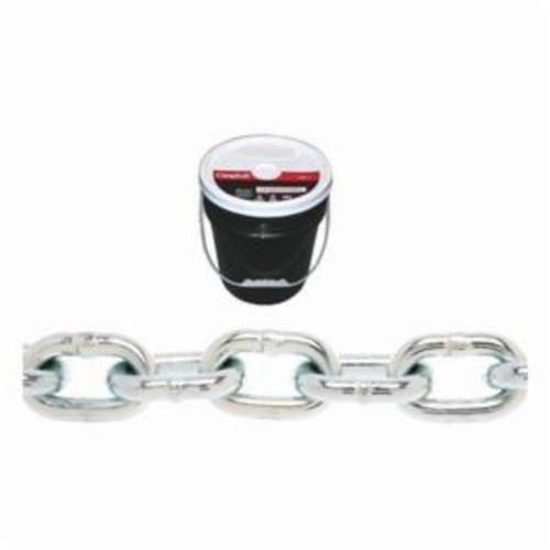 Campbell T0140823 System 3 Welded Proof Coil Chain, Single Loop/Straight Link, 1/2 in Trade, 30 Grade, 40 ft L, 4500 lb Load - Chains