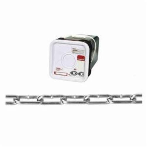 Campbell T0332426 Coil Chain, Straight Link, #2/0 Trade, 225 ft L, 520 lb Load - Chains