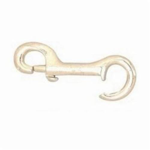 Campbell T7606001 Open Rigid Eye Bolt Snap, 3/8 in, 3-3/8 in OAL, 3/8 in ID Eye, 40 lb Load, Zinc Plated - Eye Snaps
