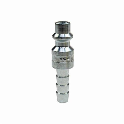 Coilhose 1508 Coilflow Manual Industrial Type 15 Manual Industrial Hose Connector, 1/4 x 3/8 in Nominal, Quick Connect Coupler x Hose Barb, 300 psi Pressure, Brass, Domestic - Pneumatic Quick Connect Fittings