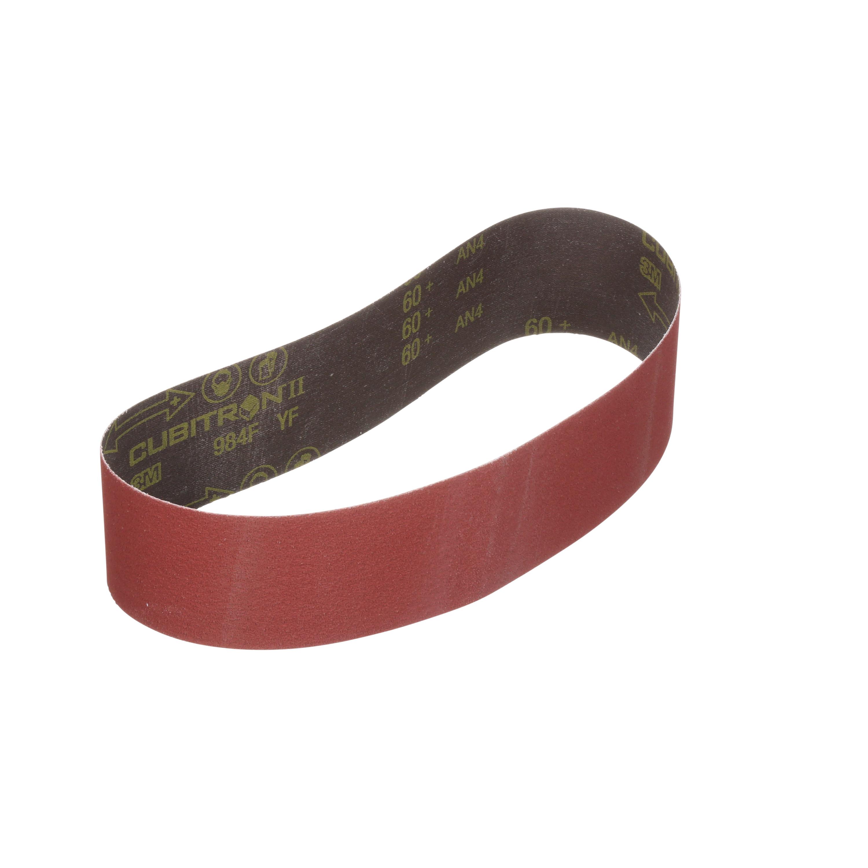 Cubitron 7010515243 Cloth Belt, 2 in W Belt x 48 in L, 60+ Grit, Precision Shaped Ceramic Abrasive, Polyester Cloth Backing - Coated Abrasive Belts