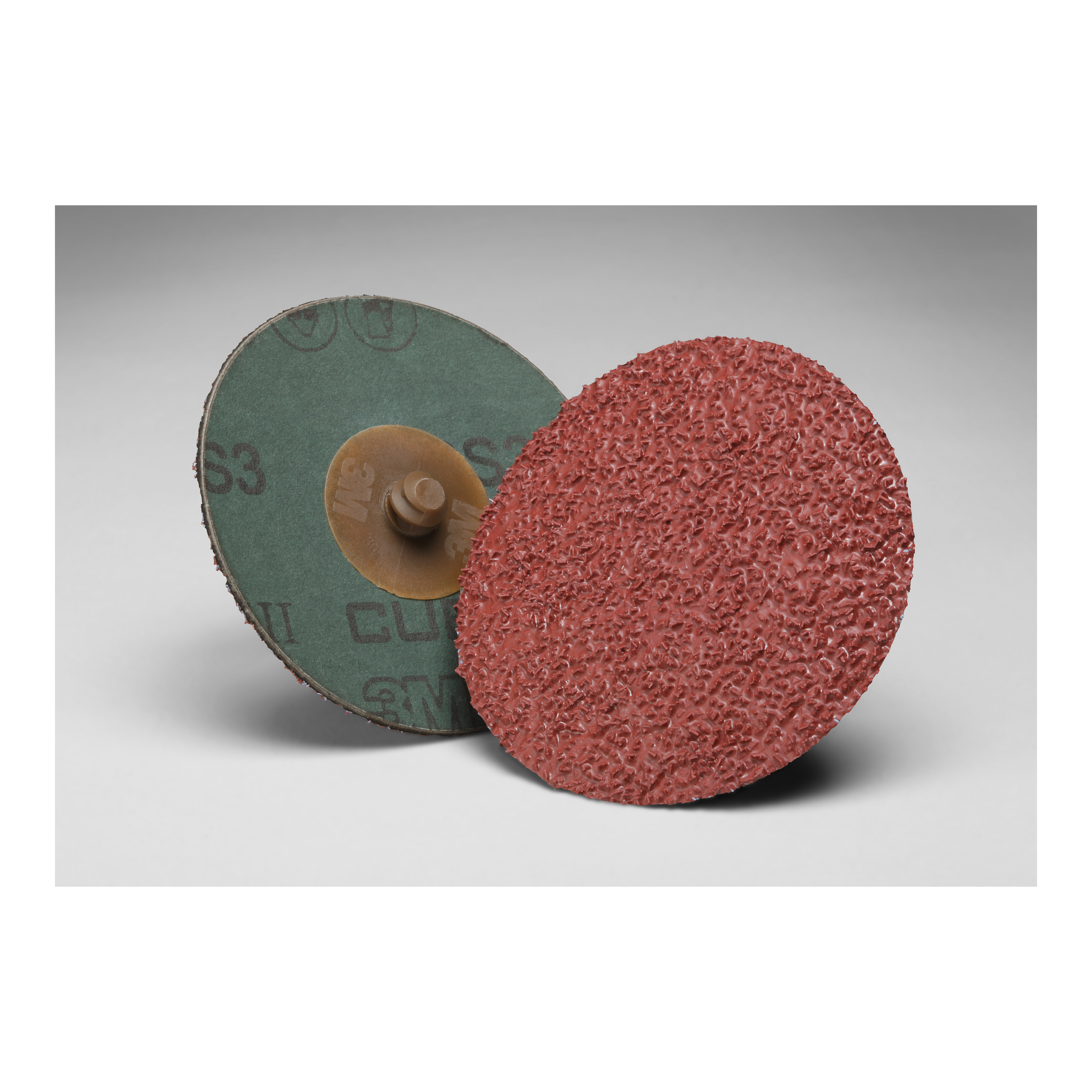 Cubitron II 7000118429 Close Coated Fibre Disc, 2 in Dia Disc, 36+ Grit, Extra Coarse Grade, Ceramic Abrasive, Quick-Change Type TR Attachment - Coated Abrasive Fiber Discs