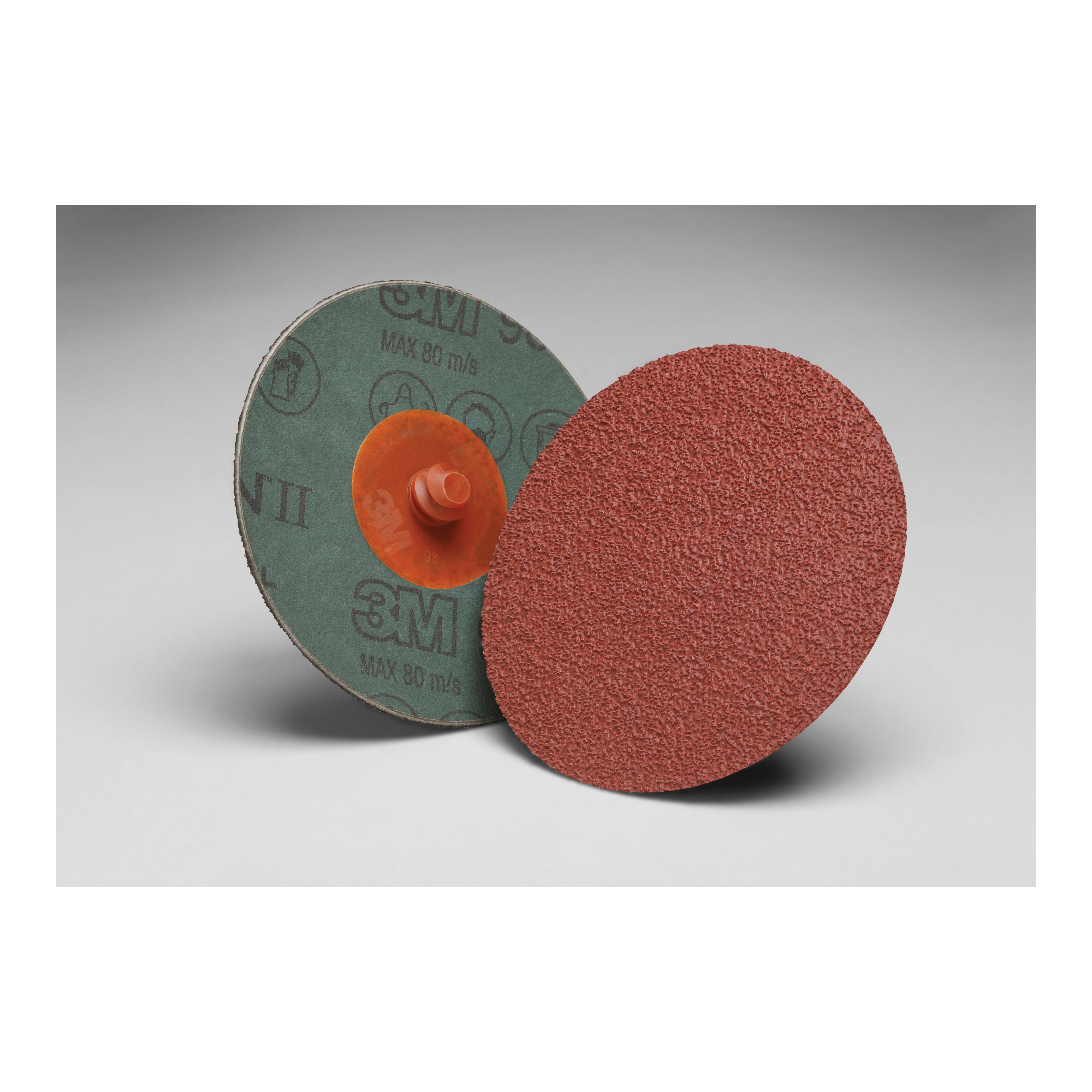 Cubitron II 7000118431 Close Coated Fibre Disc, 2 in Dia Disc, 60+ Grit, Coarse Grade, Ceramic Abrasive, Quick-Change Type TR Attachment - Coated Abrasive Fiber Discs
