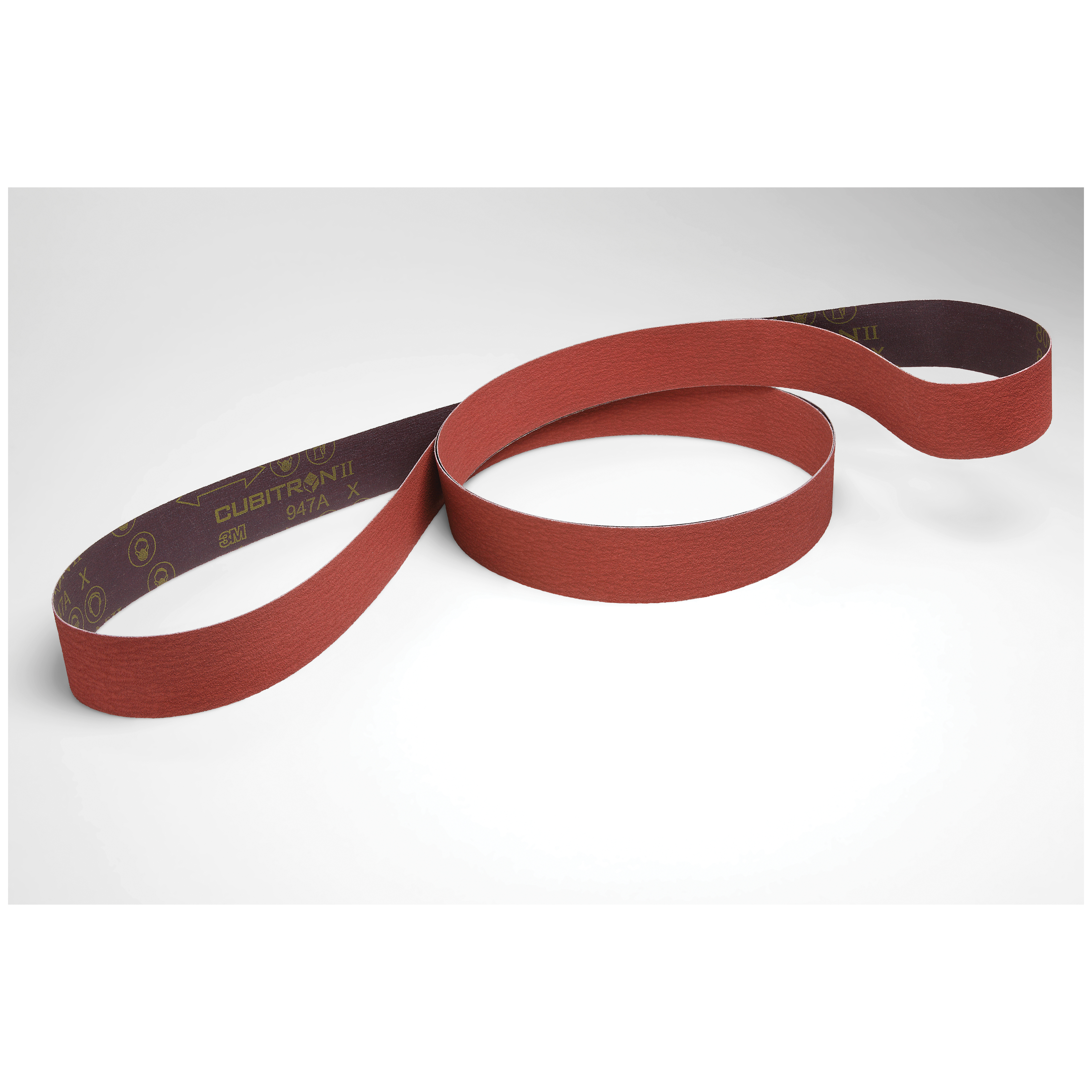Cubitron II 7010325797 Single Flex Cloth Belt, 3/4 in W Belt x 20-1/2 in L, 60+ Grit, Medium Grade, Ceramic Abrasive, Cotton/Polyester Backing - Coated Abrasive Belts