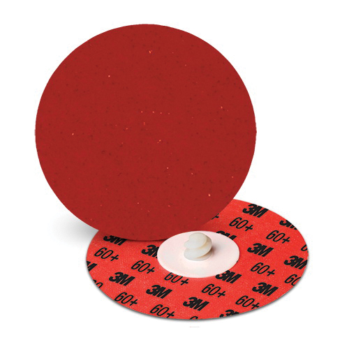 Cubitron II 7100001473 Durable Edge Abrasive Disc, 2 in Dia Disc, 80+ Grit, Medium Grade, Precision Shaped Ceramic Abrasive, Type TR Attachment - Coated Abrasive Quick-Change Discs