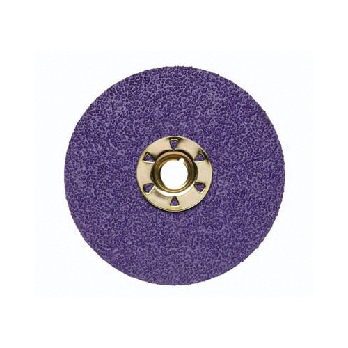 Cubitron II 7100242968 982CX Pro Fibre Disc, 5 in Dia Disc, 36+ Grit, Coarse Grade, Precision Shaped Ceramic Abrasive, Quick-Change Type TN Attachment - Coated Abrasive Fiber Discs