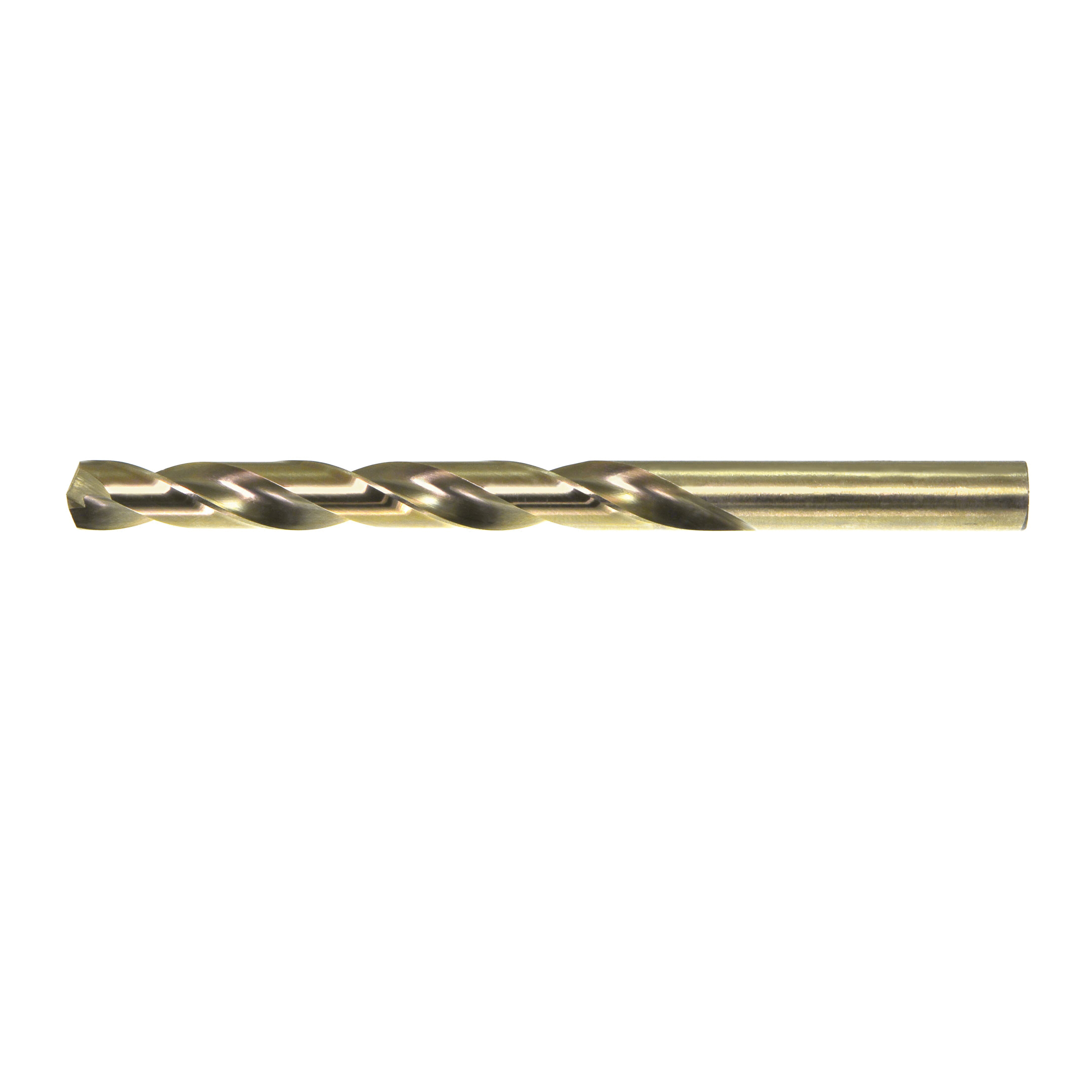 Drillco 500A103 Type J Heavy Duty Jobber Length Drill Bit, 3/64 in Drill - Fraction, 0.0469 in Drill - Decimal Inch, 135 deg Point, Cobalt, Bronze - Jobber Length Drill Bits