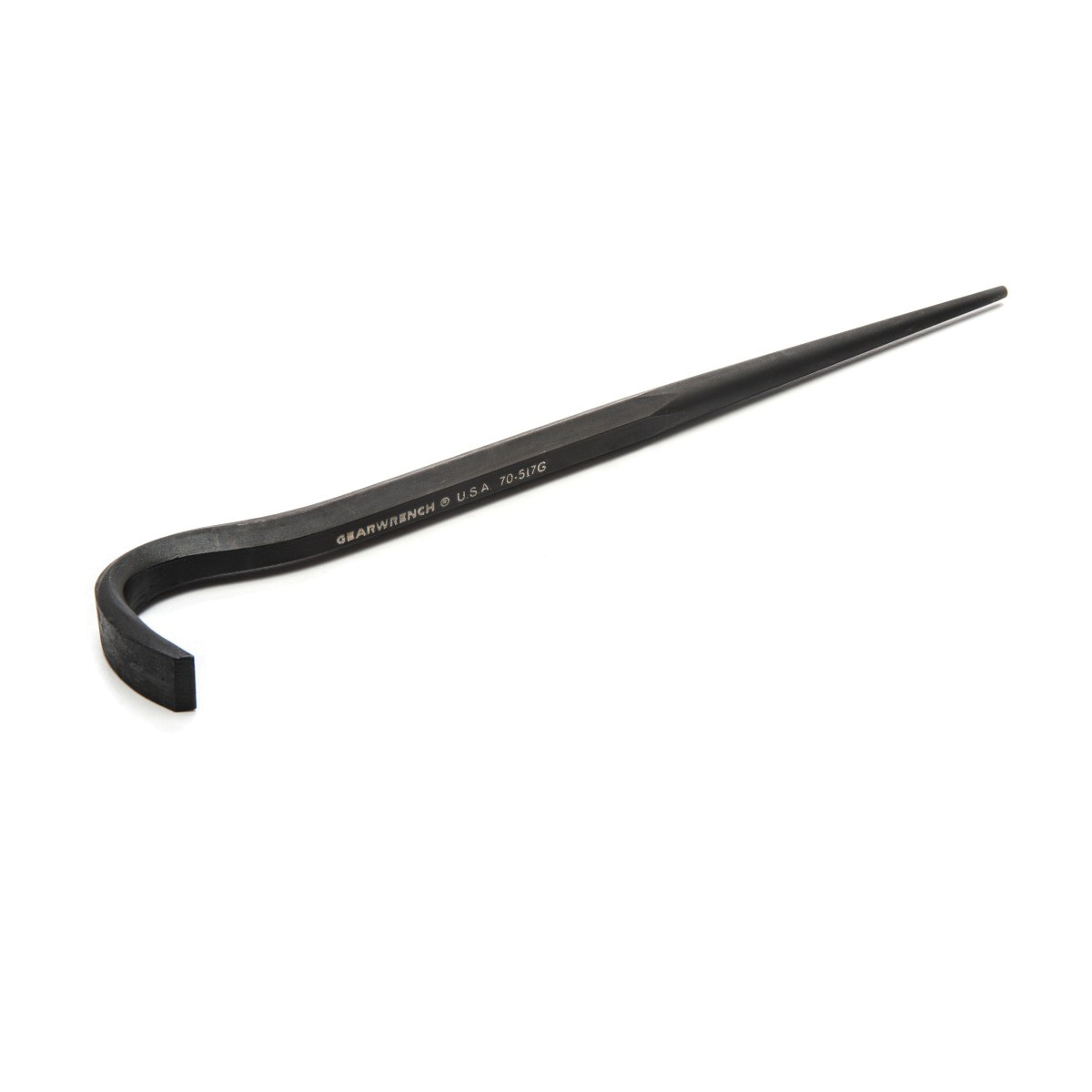 GEARWRENCH 70-517G Rolling Head Pry Bar, Ground Tip, 9 in OAL, Alloy Steel - Nail Pullers, Wrecking & Pry Bars