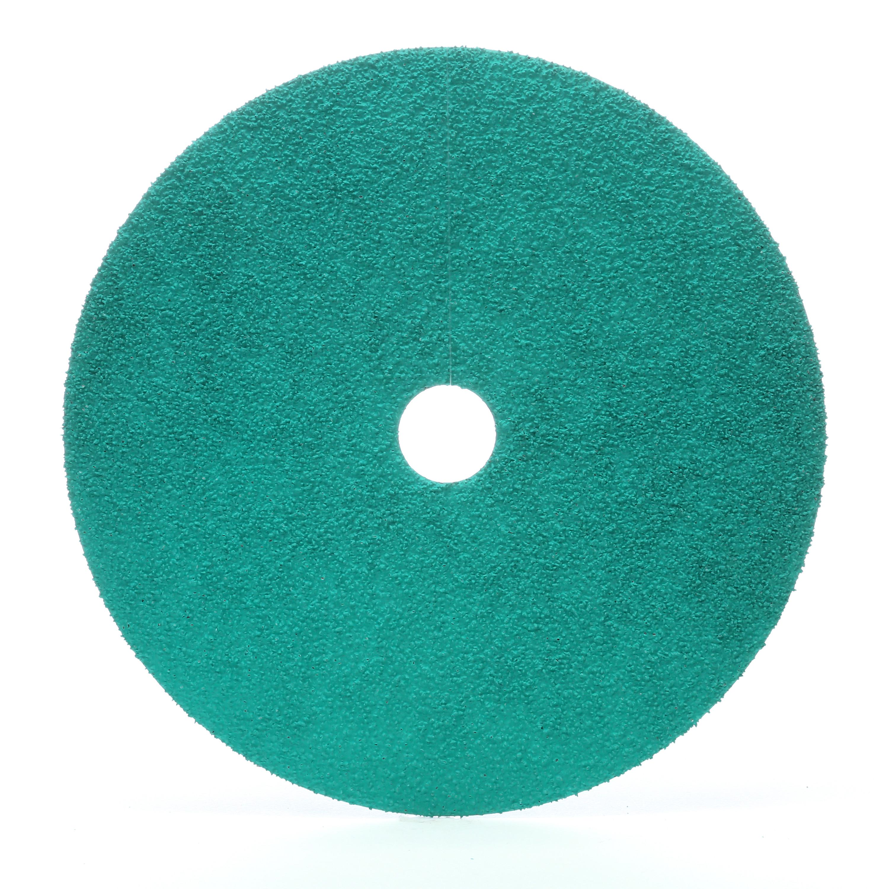 Green Corps 7100226316 Durable Fibre Disc, 7 in Dia Disc, 0.875 in Center Hole, 40 Grit, Ceramic Aluminum Oxide Abrasive, Hub and Retainer Nut Attachment - Coated Abrasive Fiber Discs
