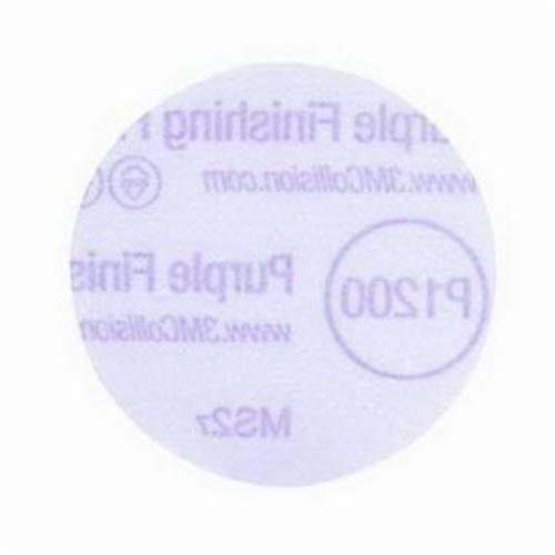 Hookit 7100122798 Abrasive Disc, 6 in Dia Disc, P2000 Grit, Aluminum Oxide Abrasive, Film Backing - Coated Abrasive Hook & Loop Discs