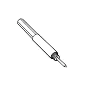 Hougen Rotacut 11088 Arbor With 11083 Pilot Pin, 3/8 in Triple Flatted Shank, Steel - Hole Saw Arbors & Pilot Bits