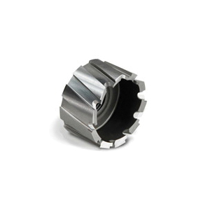 Hougen RotaCut 11216 Annular Hole Cutter With 3/8-24 Threaded Hole, 16 mm Dia Cutter, 6.4 mm D Cutting, M2 HSS, Bright - Annular Cutters