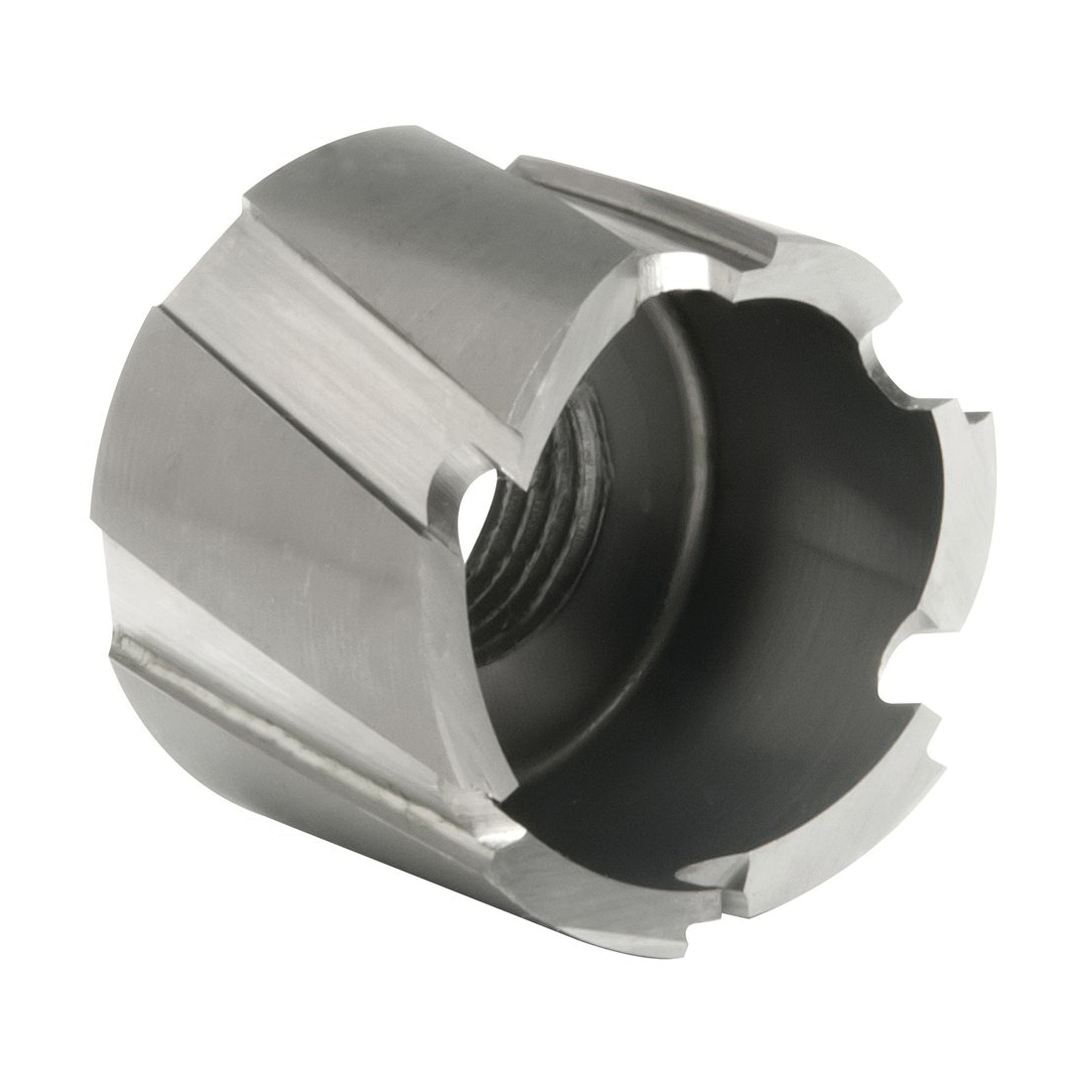 Hougen RotaCut 11144 11000 Imperial Hole Cutter With 3/8-24 Threaded Hole, 15/16 in Dia Cutter, 1/2 in D Cutting, M2 HSS, 3-Flat Shank - Annular Cutters