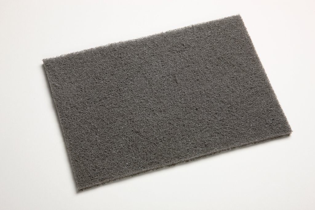 3M 7100089226 7448 Pad, 9 in L, 6 in W W/Dia, Ultra Fine Grade, Silicon Carbide Abrasive - Hand Pads