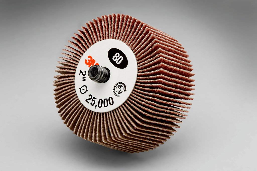 3M 7100178214 Type 84 Unmounted Flap Wheel, 2 in Dia Wheel, 1 in W Face, 80 Grit, Medium Grade, Aluminum Oxide Abrasive - Coated Abrasive Flap Wheels