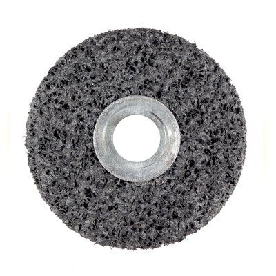 3M 7000120577 Clean and Strip Unitized Wheel, 1 in Dia Wheel, 3/16 in Center Hole, 1 in W Face, Extra Coarse Grade, Silicon Carbide Abrasive - Deburring Wheels