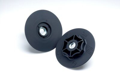 3M 7000045746 Hard Density Back Up Pad, 4-1/2 in Dia Pad, Type TN Attachment - Disc Pads